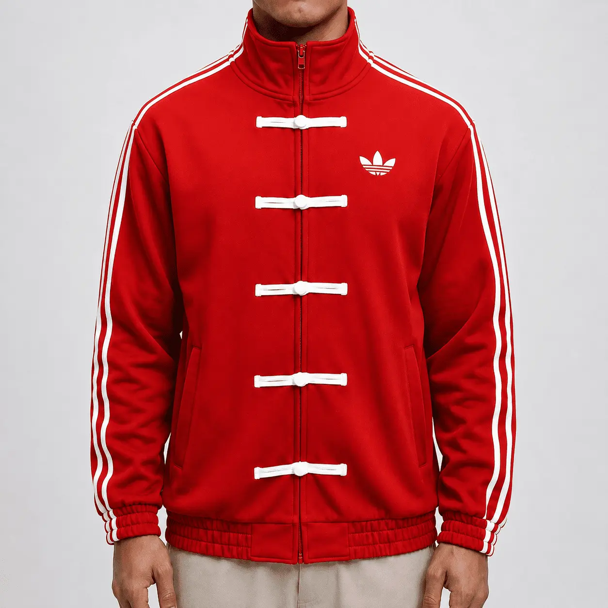 Cheongsam Tracktop Red