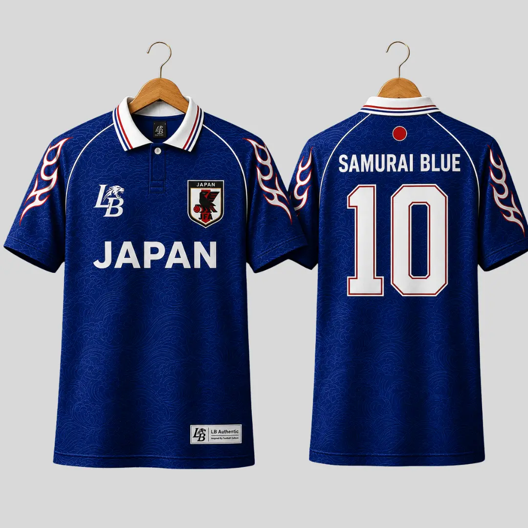 Detail jersey depan dan belakang