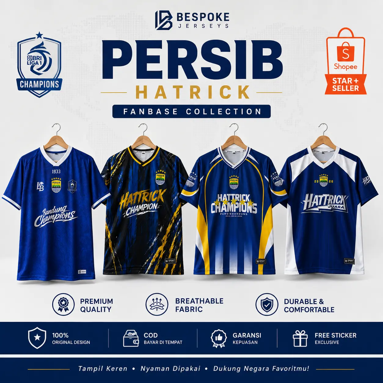 Koleksi Jersey Persib Hattrick