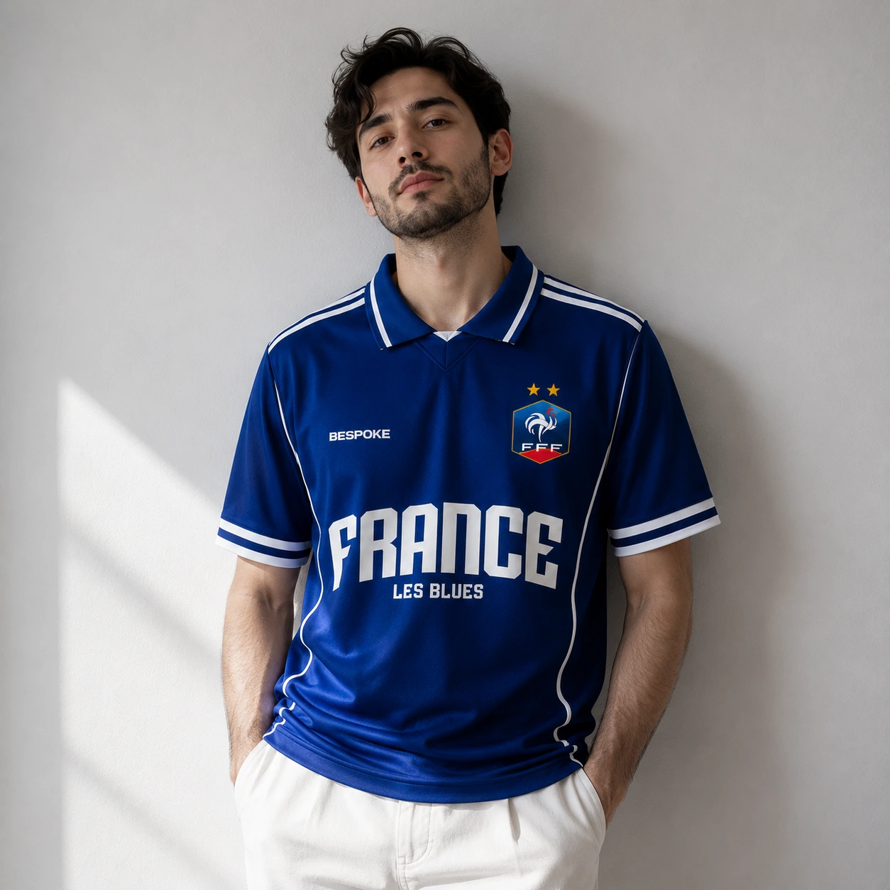 Talent memakai jersey France