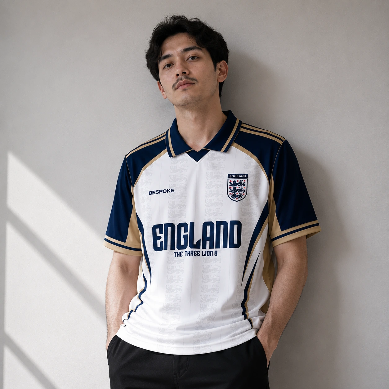 Talent memakai jersey England