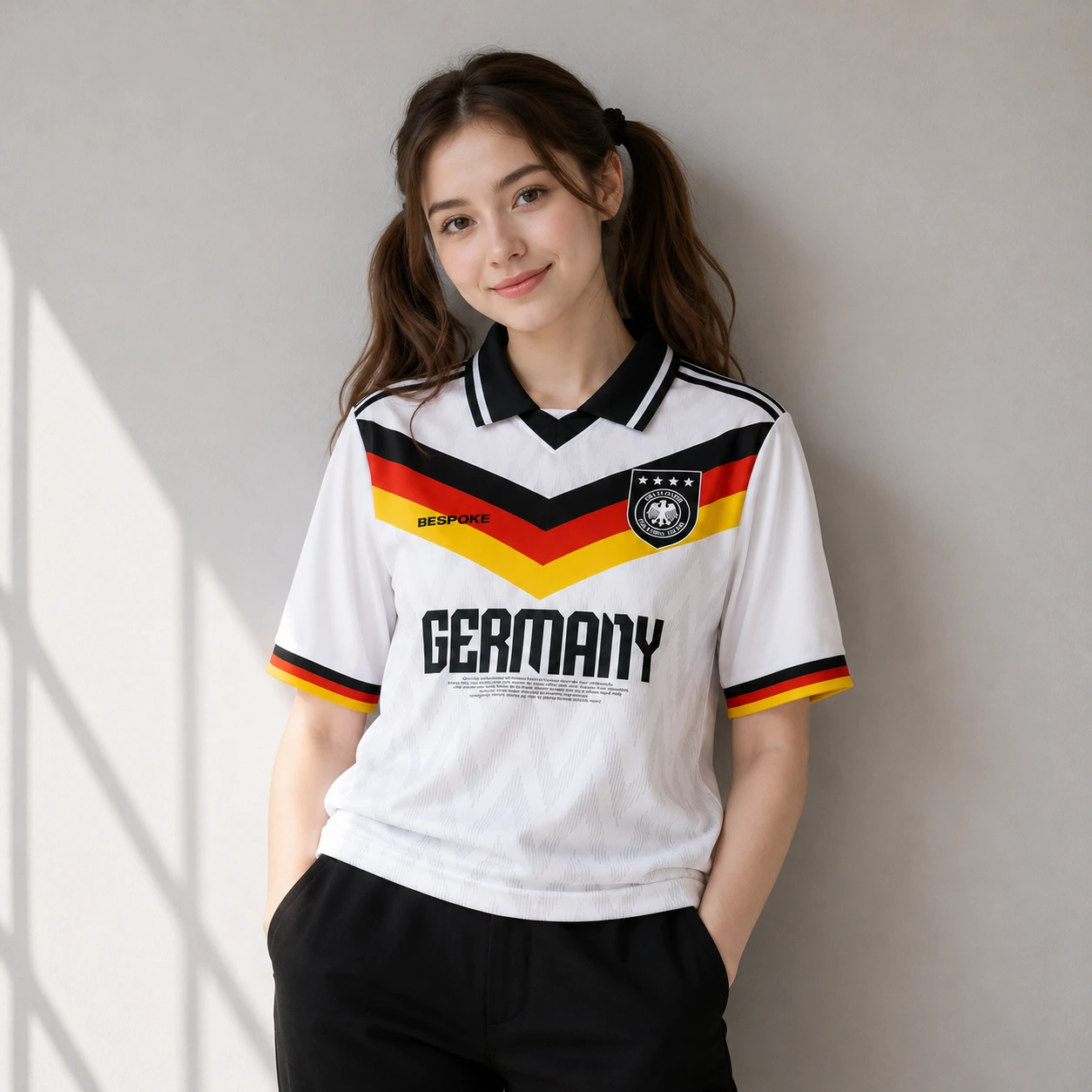 Talent memakai jersey Germany